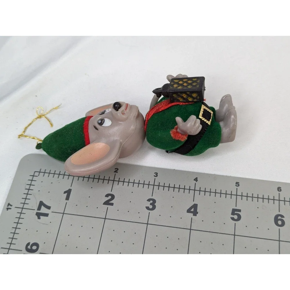 Merry Mice Mouse Christmas Ornament‎ 5 Inch Elf Hong Kong